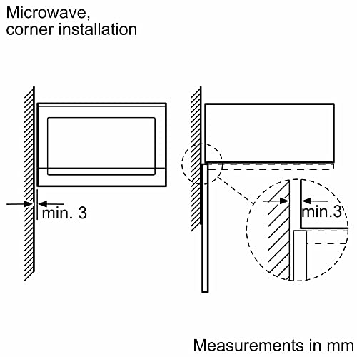Siemens IQ-500 BF525LMS0B Built In Microwave - Stainless Steel