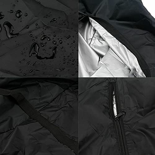 MAGIIN Garden Cushion Storage Bag, 173x76x51cm Waterproof Outdoor Heavy Duty Furniture Cushion Storage Bag Christmas Tree Storage Bag for Christm