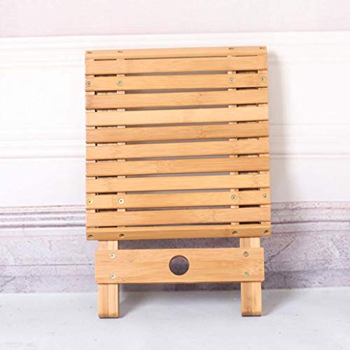 LUKEO Folding chairs- stools Portable Multi-function Small Mazar Foldable Creative Square Stool Home