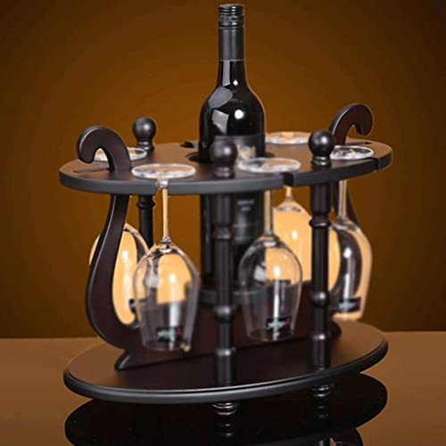 NEOCHY Wine Rack Stand Bottles Reclaimed Free Standing Liquor Storage Display Handmade Living Room Pub Bibarniture Decor