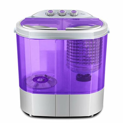Washing Machine,Portable Washing Machine Mini, with Wash and Spin Cycle Compartments, Energy and Water Saving, For Apartments Dorm Rooms Bedroom