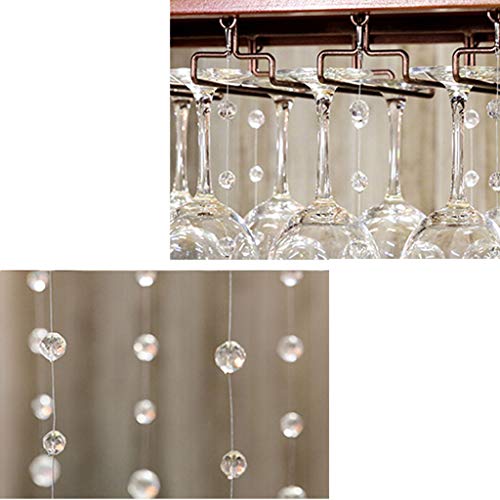 EMISOO Wall Mounted Wine Rack,Hanging Bar Glass Rack,Hanging Bottle Holder,Storage Store Red, White, Champagne, Home & Kitchen Décor Storage Hold