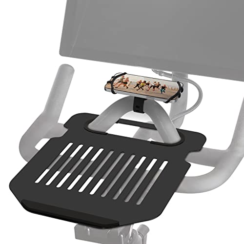 Whiidoom Desk Tray for Peloton Bike Laptop Tray with Phone Holder Compatible with Peloton Bikes Peloton Accessories for Laptop, Tablet, Phone, Bo