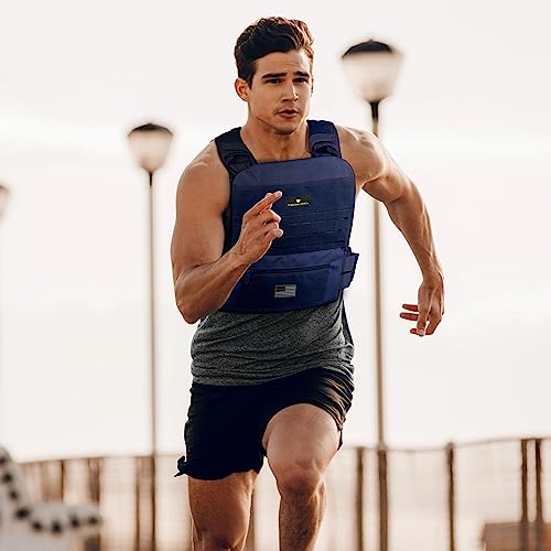 Turquoise America Adjustable Weighted Vest Weight Vest for Men - Strength Training Equipment, Running, Weighted Vest for women Workouts, WODs