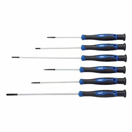 Draper PSS6XL Extra Long Precision Screwdriver Set , Blue