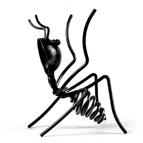 Fantasee - Ant Wine Holder, Stainless Steel Wine Freestanding Rack Bottle Holder Novelty for Gift Kitchen Home Decoration (Black - Ant4)