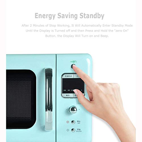 SZDQX 20L Style Countertop Microwave Oven with 60 Minutes Timing-Memory Turntable-Microwave Oven with Smart Sensor, Easy Clean Interior (Color :