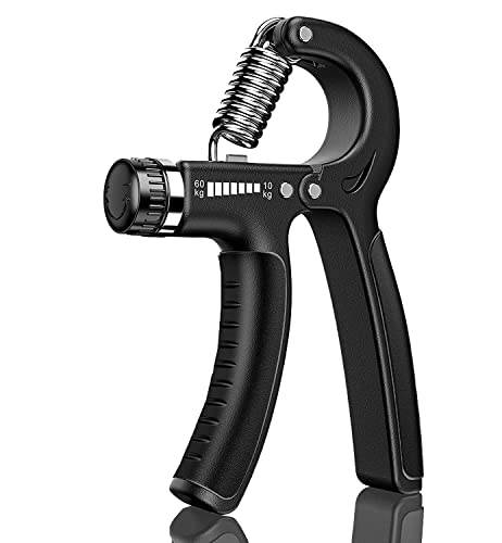 Grip Strengthener and Wrist Strengthener – Adjustable Resistance 5 – 60kg Effective Hand Grip Training Equipment for Strong Hands, Wrists & Finge