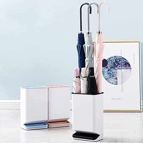 SEYFI Umbrella Stands Rack, Entryway Freestanding Umbrella Holder, Indoor Outdoor Umbrella Holder with Drip Tray, for Long/Short Umbrella Suitabl