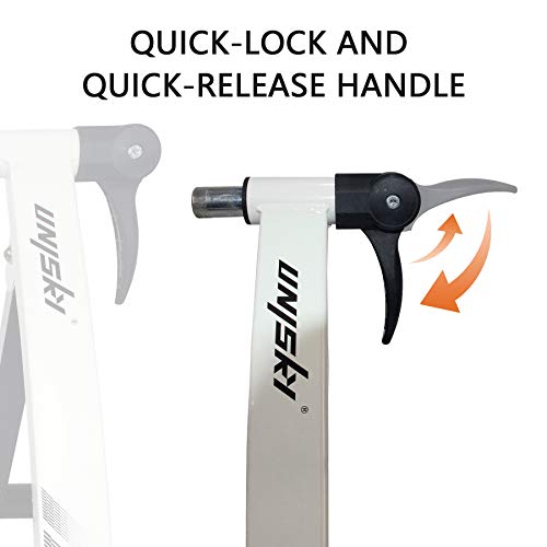 UNISKY Turbo Trainer Bike Trainer Stand Indoor Magnetic Bicycle Training Stand Quick Release Riding Stand for Mountain & Road Bike