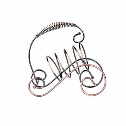 ZYZMH Creative Spring Handle Wine Rack Portable Wine Display Shelf Holder Durable Wine Storage Rack Organizer Bar Decorations