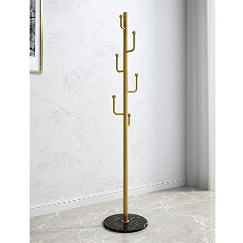 MJWDP Metal floor-to-ceiling bedroom hanger home hanger wrought iron storage strong coat rack