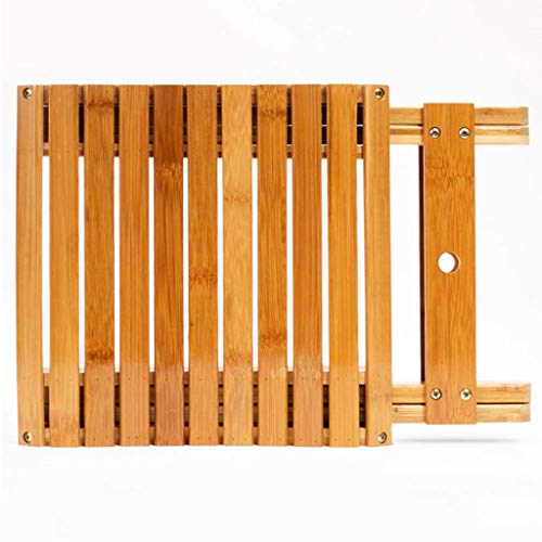 LUKEO Folding chairs- stools Portable Multi-function Small Mazar Foldable Creative Square Stool Home