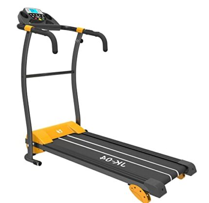 Fit4home Folding Treadmill for Home Use - Motorised Electric Running Machine with Incline Foldable Walking Small Portable Fold Up Bluetooth Pulse