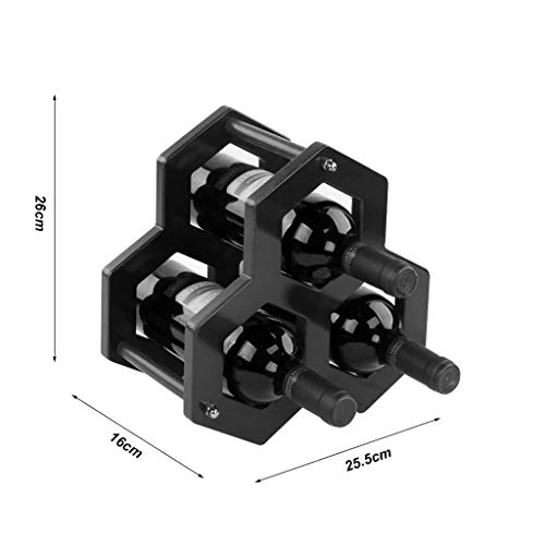 NEOCHY Wine Rack Solid Home Vintage Wine Cabinet Display Rack Wine Living Room Decoration Shelf