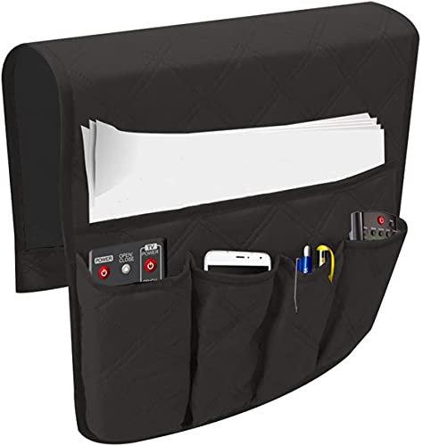 Armrest Storage Organizer Anti-Slip Sofa Couch Chair Armrest Organizer 90 * 33cm 5 pockets Couch Chair Organizer Holder for TV Remote Control Mag