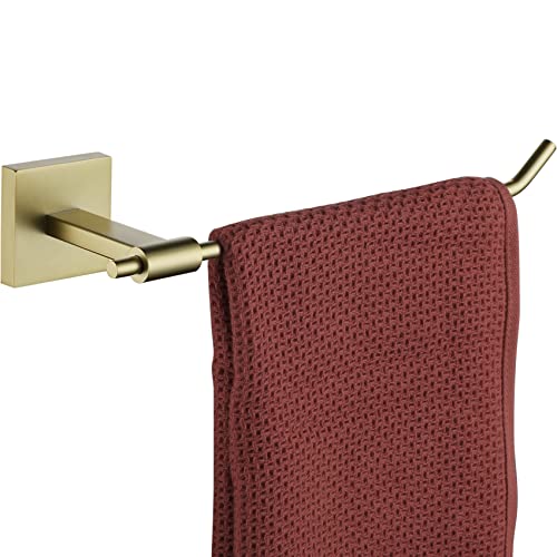 KOKOSIRI Hand Towel Rail Bathroom Towel Holder for Bath Kitchen 9 Inch Necklace Holder Hanger Chrome Stainless Steel Wall Mounted B3005CH