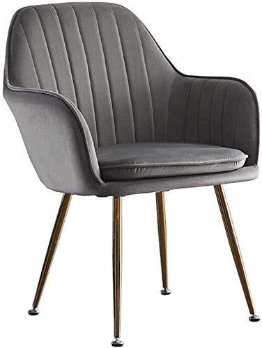 Kitchen Dining Room Furniture Chairs Dining Chairs Velvet Armchairs With Legs And Metal Back For Living Room Bedroom Kitchen Furniture (Color : P