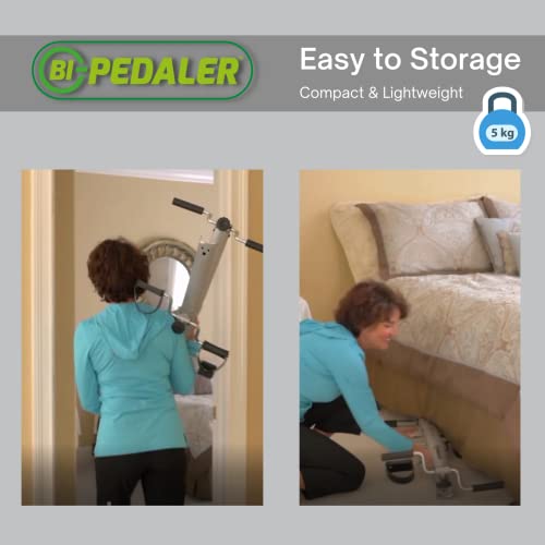 Bewegungstrainer klappbar Gymform Bi-Pedaler, inkl. Bildschirm, Fitnesstrainer,Fitnessgerät, platzsparend zusammenklappbar, 6 Tretwiderstände Spo