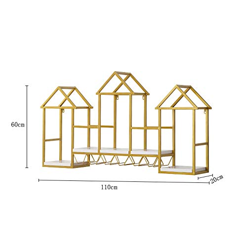 European Hanging Red Fashion Creative Wine Glass Rack Upside Down Wine Rack Bar Wrought Iron Goblet Rack Creative Wine Cabinet Decoration Hanger