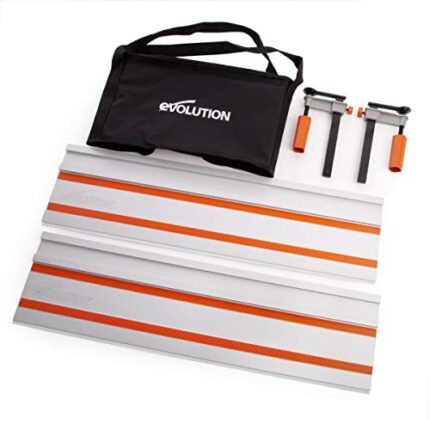 Evolution Power Tools Circular Saw Track, Orange, White, Black, 1400 mm