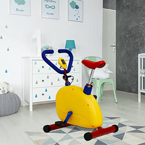 PHASFBJ Fun And Fitness Exercise Equipment For Kids, Toddler Workout Exercise Equipment Stationary Bikes, Kids Exercise Bike, Suitable For 3 To 8