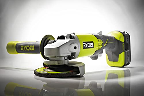Ryobi R18AG-0 ONE+ Angle Grinder, 18V (Body Only), Green & Black