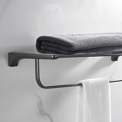 HIGOH Towel Racks,Bathroom Towel Rack Wall Mounted Towel Holder,Towel Rack,Stainless Steel Bathroom Towel Holde,Double Pole Rack,Bathroom Wall To