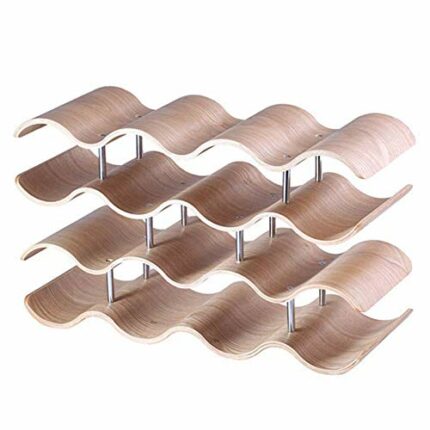 ZYZMH Wooden Wine Rack Grape Wine Shelf Wine Cabinet Solid Wood Bottle Rack