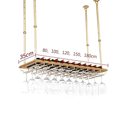 Ceiling Wine Rack Vintage Wrought Iron Wine Rack Glass Wine Glass Holder Household Goblet Rack - Restaurant Kitchen Bar Decoration Storage Rack A