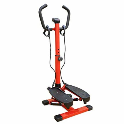 Steppers for Exercise Mini Stepper Machine Fitness Stair Stepper with Handlebar