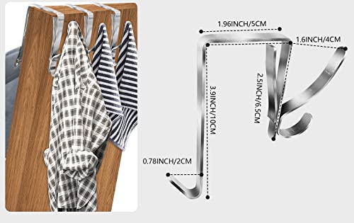 MERB HOME door Shoe Storage Organizer with 24 large pockets! 8 hooks included! 4 regular hooks and four special double-sided hooks for hanging co