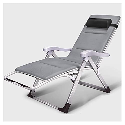 Sywlwxkq Folding Reclining Chairs, Lounger Deck Chairs, Beach Chairs, Sun Lounger, Zero Gravity Chairs, Super Width 66 CM, Beach Patio Garden Cam
