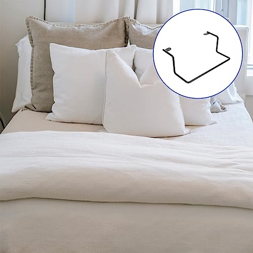 Mattress Stopper Bar Mattress Retainer Bar 2pcs Metal Mattress Slide Stopper Mattress Non Brackets Baffle Bed Frame Guard Rail Stops Mattress fro
