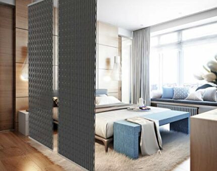 YourCasa - Hanging room divider [design element] eye-catcher and decoration in any room | Divider is translucent - Room divider 118 x 240 cm - Sc