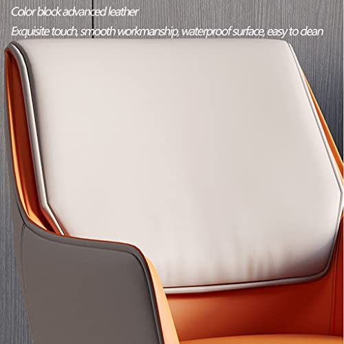 Kitchen Dining Room Furniture Chairs Kitchen Dining Chairs Set Of 4 PU Leather Chairs with Black Metal Legs For Living Room Bedroom Kitchen (Colo