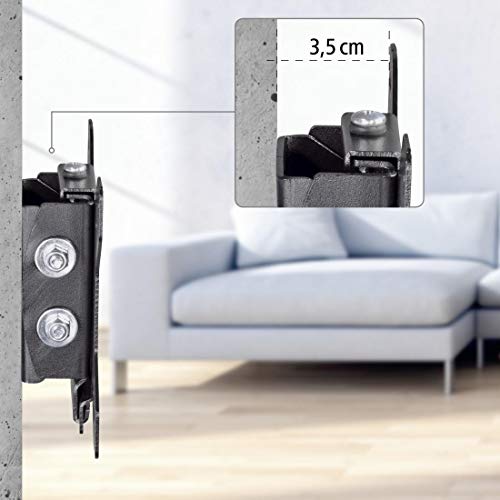 Hama 26-Inch Motion Wall Bracket for TV - Black