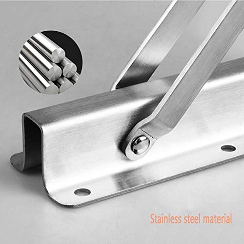 OUYOXI Wall Mounted Folding Table, Multi-use Dining Table for Space Saving House Kitchen Laundry Study Workbench (Color : Punch-Free-White, Size