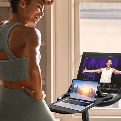 Whiidoom Desk Tray for Peloton Bike Laptop Tray with Phone Holder Compatible with Peloton Bikes Peloton Accessories for Laptop, Tablet, Phone, Bo