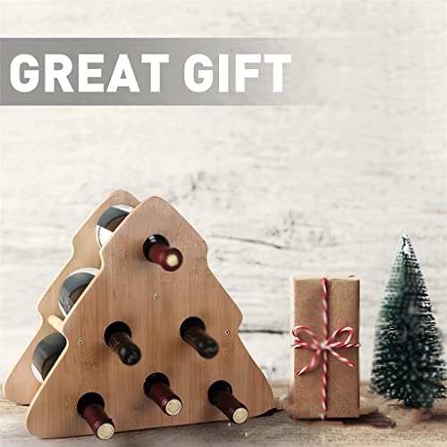 MGWYE Red Wine Rack Ornaments Wine Rack Solid Wood Display Rack European Living Room Household Red Wine Bottle Rack