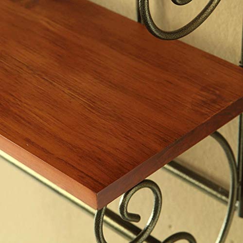 RSOCHS Shelf bathroom 2 layer bathroom wall hanging wall storage rack storage European and American creative wrought iron