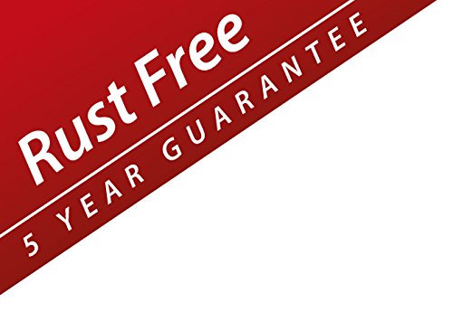 Croydex QM282641 Rust Free Stick 'N' Lock Plus Towel Rail, Stainless_Steel, Silver