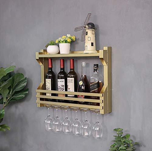 PIBM Stylish Simplicity Correction Fluid Mouse Wall-Mounted Metal Wine Rack Correction Fluid, Yellow , 100*11*43cm