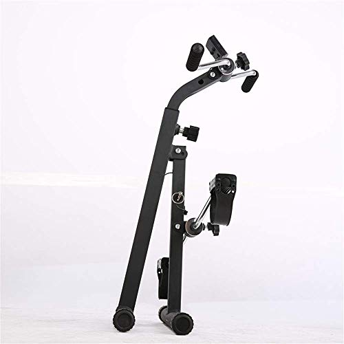 Case Folding Arm and Leg Pedal Exerciser for Leg Arm and Knee Recovery Exercise with LCD Monitor, Portable Pedal Exerciser Fitness Equipment