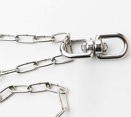 Concisea 6PCS Swivel Hooks,Heavy Duty M4 Double-Ended Swivel Hook Eye to Eye Swivel Shackle Ring Connector for Hanging Chair Swivel Grill,Sandbag