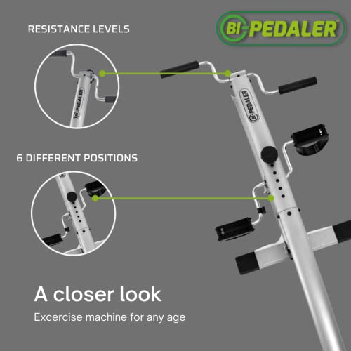 Bewegungstrainer klappbar Gymform Bi-Pedaler, inkl. Bildschirm, Fitnesstrainer,Fitnessgerät, platzsparend zusammenklappbar, 6 Tretwiderstände Spo