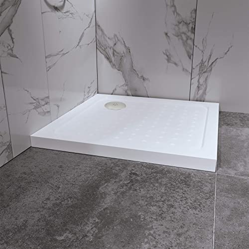 Shower Drain Cover, Shower Trap Cover Replacement, 90mm / 115mm Shower Plughole Cover, Shower Waste Trap Cover, Shower Tray Plug Hole Cover Chrom