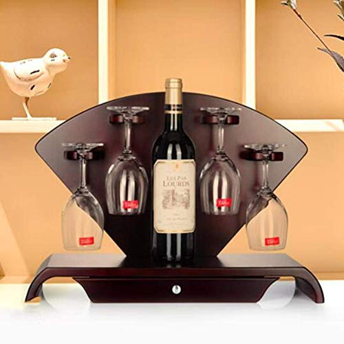 EYLINK Wine Racks,Wine Glass Rack, European Freestanding Tabletop with Storage Drawers Wine Holder for Bar Wine Cellar Basement Cabinet Pantry Ki