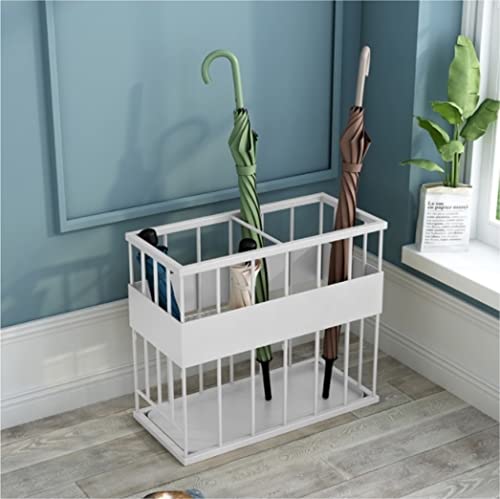 OUSIKA Umbrella Stands,Umbrella Holder Metal Umbrella Stand with Drip Tray Iron Umbrella Rack Hotel Lobby Umbrella Storage Bucket Umbrella Holder
