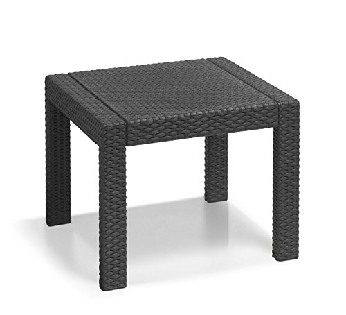 Keter Victoria Balcony Set & Allibert Arica Outdoor Storage Box - Graphite